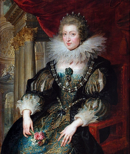Anne d'Autriche peinte par Rubens en 1625